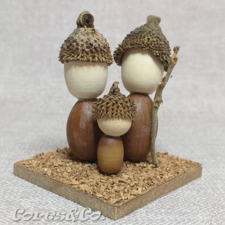 Handcrafted handbuilt MINI Ceramic Nativity