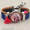 Pulseira Ajustável Survivor c/ Mandala M Gato