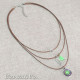 Mandala 3 Layer Short Necklace
