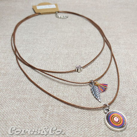 Mandala 3 Layer Short Necklace