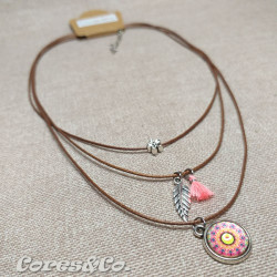 Mandala 3 Layer Short Necklace