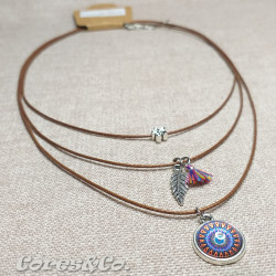 Mandala 3 Layer Short Necklace