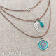 Mandala 3 Layer Short Necklace