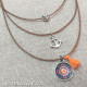 Mandala 3 Layer Short Necklace