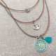 Mandala 3 Layer Short Necklace