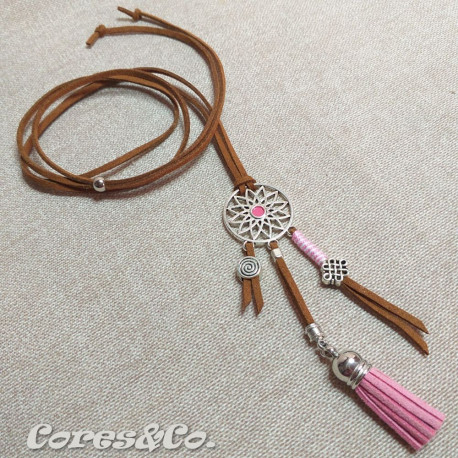 Long Adjustable Dreamcatcher Necklace