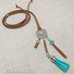 Long Adjustable Dreamcatcher Necklace