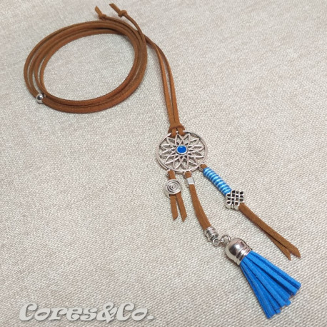 Colar Longo Ajustável Dreamcatcher