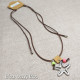 Long Adjustable Simple Necklace w/ Starfish