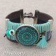 XL Mandala Wide Adjustable Bracelet