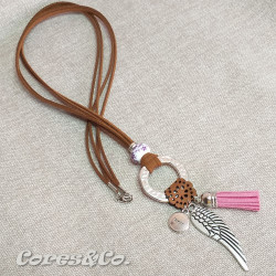 Lucky Charms Long Necklace - Love