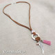 Lucky Charms Long Necklace - Love