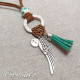 Lucky Charms Long Necklace - Love