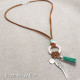 Lucky Charms Long Necklace - Love