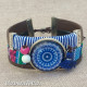 XL Mandala Wide Adjustable Bracelet