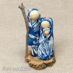 Miniature Handmade Nativity Set 66