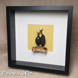 Handmade Nativity Set Framed 1