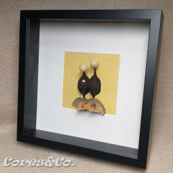 Handmade Nativity Set Framed 1