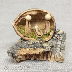 Miniature Handmade Nativity Set 82