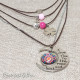 5 Layer Short Necklace Lucky Clover