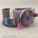 XL Mandala Wide Adjustable Bracelet