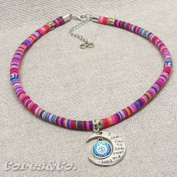 Moon & Mandala Ethnic Necklace