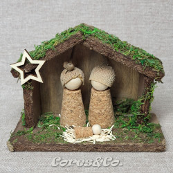 Miniature Handmade Nativity Set 53