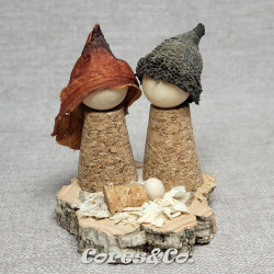 Miniature Handmade Nativity Set 91