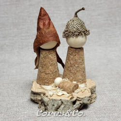 Miniature Handmade Nativity Set 87