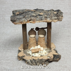 Miniature Handmade Nativity Set 110