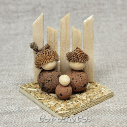 Miniature Handmade Nativity Set 10