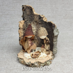 Miniature Handmade Nativity Set 119