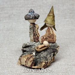 Miniature Handmade Nativity Set 87