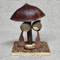 Miniature Handmade Nativity Set 140