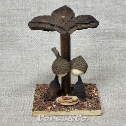 Miniature Handmade Nativity Set 145