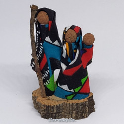 African Fabric Nativity Set 2024/3