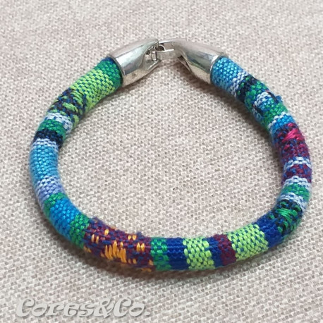 Pulseira Étnica Simples Azul