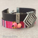 Pulseira Larga Ajustável Boho Hope