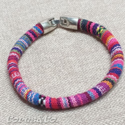 Pink Simple Ethnic Bracelet