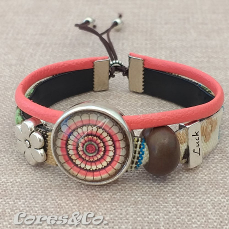 M Mandala Luck Adjustable Bracelet