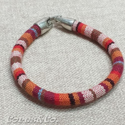 Orange Simple Ethnic Bracelet