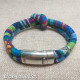 Blue Double Ethnic Bracelet