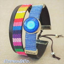 Pulseira Larga Ajustável c/ Mandala XS