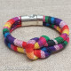 Rainbow Double Ethnic Bracelet
