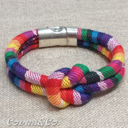 Rainbow Double Ethnic Bracelet