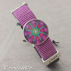 Pulseira Simples Ajustável c/ Mandala XS