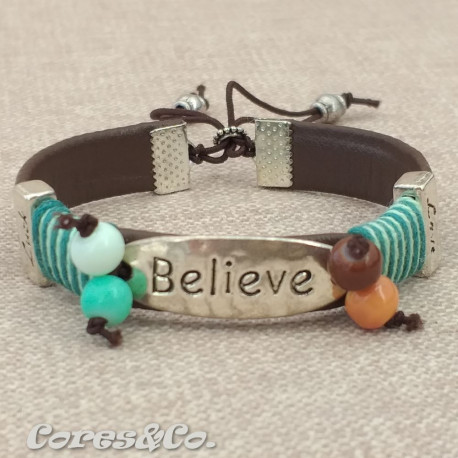 Believe Adjustable Bracelet