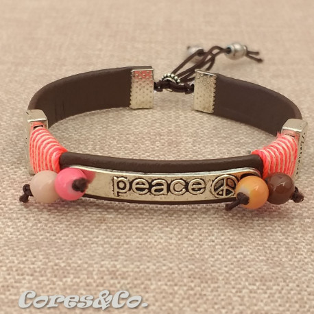 Peace Adjustable Bracelet
