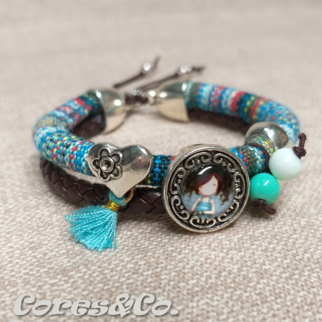 Gorjuss Doll Double Adjustable Bracelet