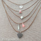 5 Layer Short Necklace "Someone Special"